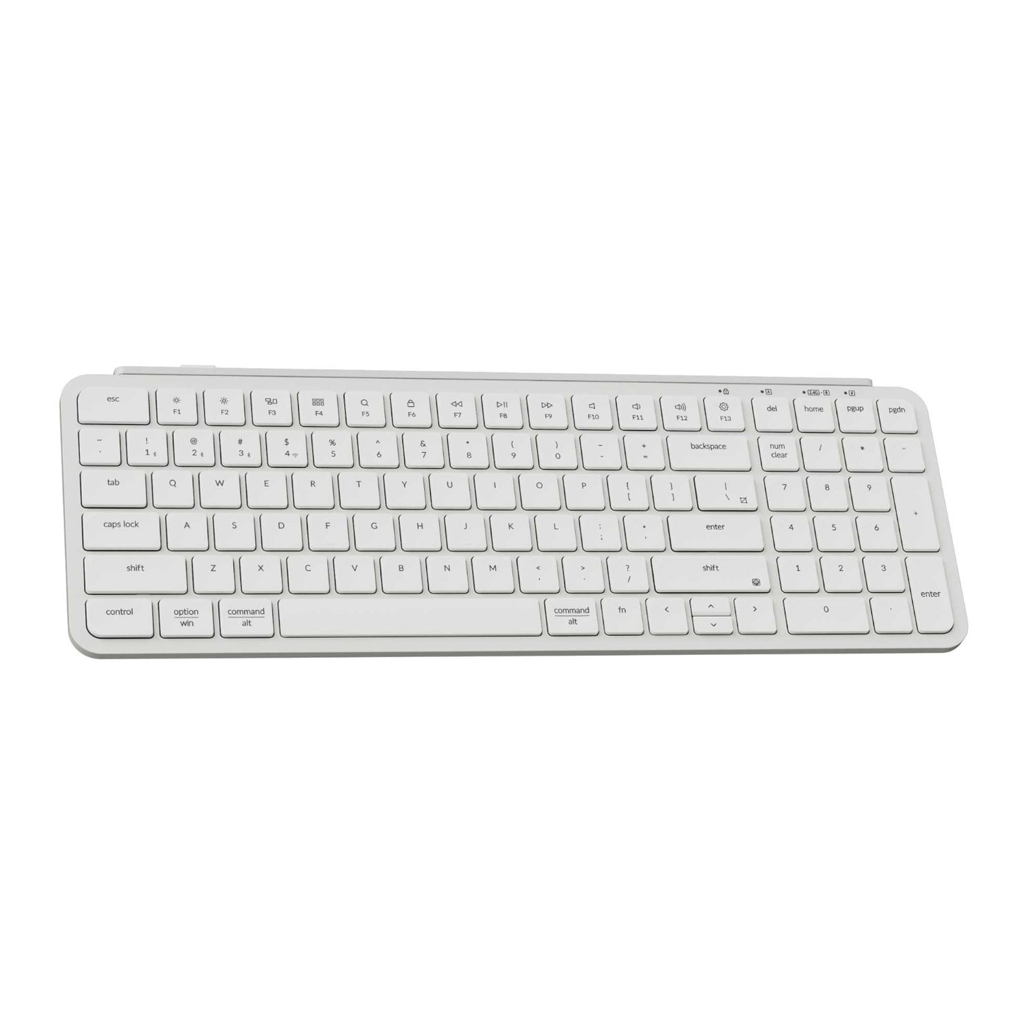 Keychron B2 Pro Ultra-Slim 96% Wireless Keyboard – Ivory White