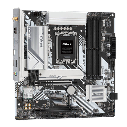 ASRock B760M Pro RS WiFi Intel LGA 1700 MATX Gaming Motherboard