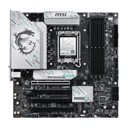 MSI B860M GAMING PLUS WIFI6E LGA1851 M-ATX Gaming Motherboard