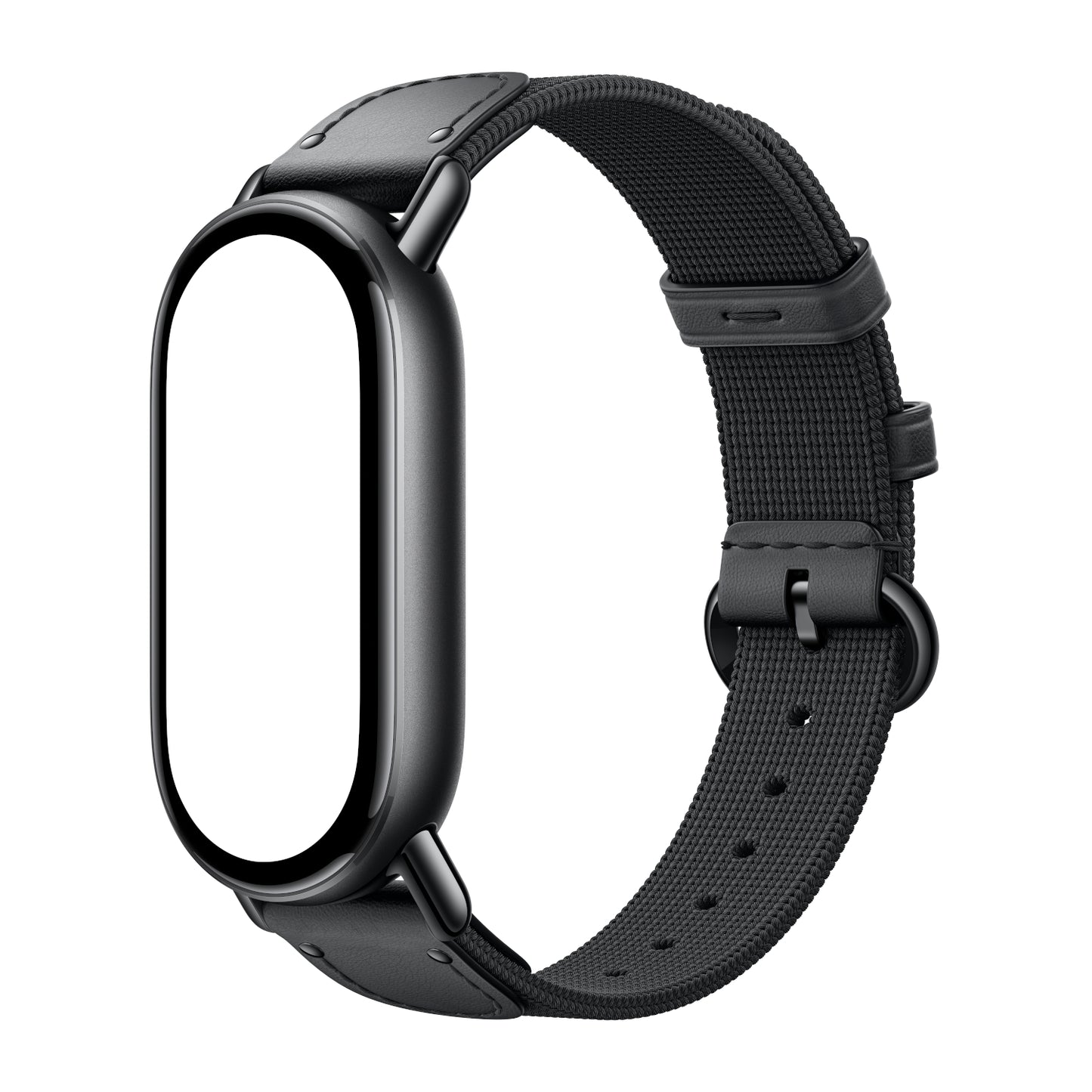 Xiaomi Smart Band 10 Knitted Silk Strap – Ebony Black
