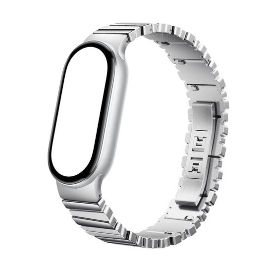 Xiaomi Smart Band 10 Asymmetrical Metal Strap – Silver
