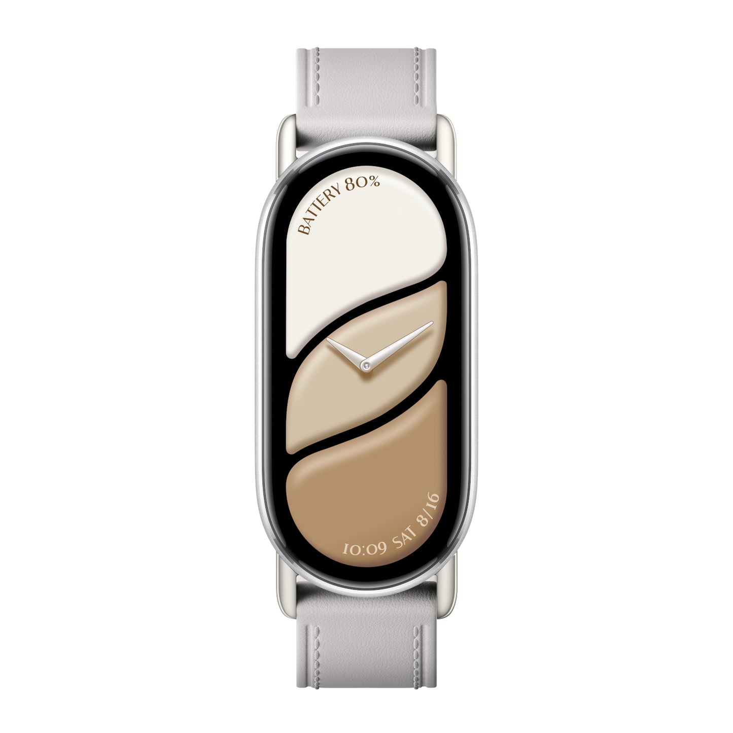 Xiaomi Smart Band 10 Leather Strap – Grey