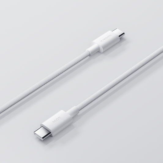 Xiaomi 3A Braided USB Type-C to USB Type-C Cable 1M – White