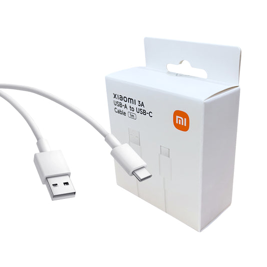 Xiaomi 3A USB-A to USB Type-C Cable 1M – White