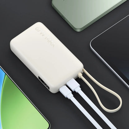 Xiaomi 67W Power Bank 10000mAh (Integrated Cable) – Tan