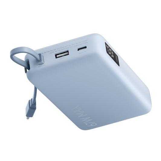 Xiaomi 67W Power Bank 20000mAh (Integrated Cable) – Ice Blue