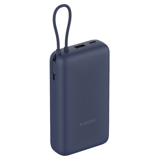 Xiaomi 33W Power Bank 20000mAh (Integrated Cable) – Blue