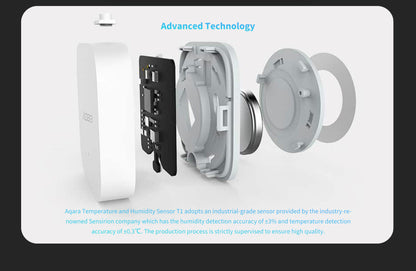 Aqara Temperature and Humidity Sensor T1 - Aqara Hub Required