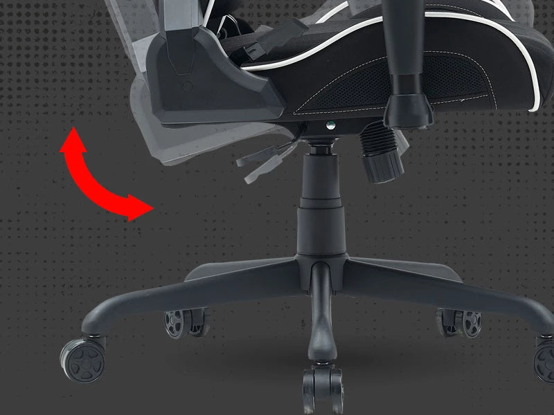 Canyon Shift Mesh/Fabric Transformer Gaming Chair MCCH01 - Black