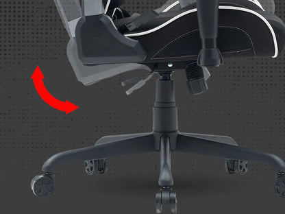 Canyon Shift Mesh/Fabric Transformer Gaming Chair MCCH01 - Black