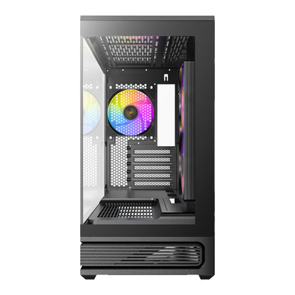 Antec C2M ARGB Compact Micro-ATX Gaming Chassis – Black
