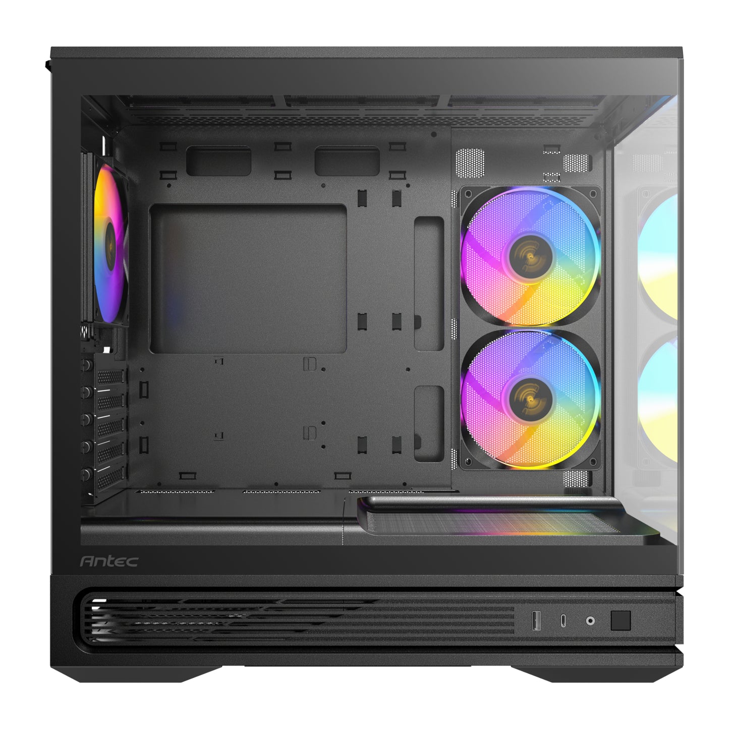 Antec C2M ARGB Compact Micro-ATX Gaming Chassis – Black