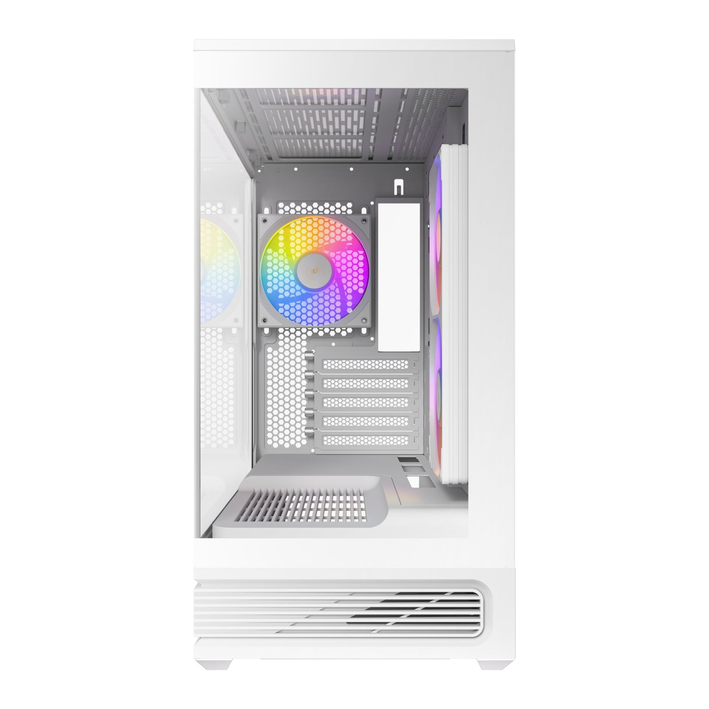 Antec C2M ARGB Compact Micro-ATX Gaming Chassis – White