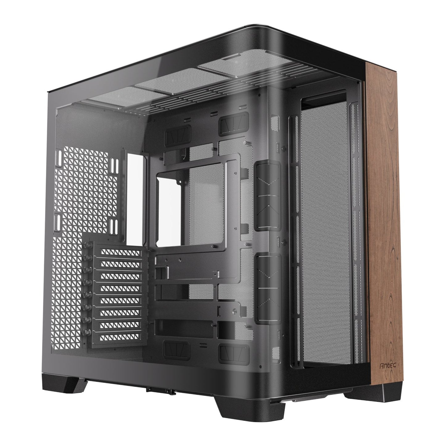 Antec C8 Curved Wood E-ATX | ATX | Micro-ATX | ITX Dual Chamber Gaming Chassis