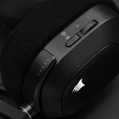 Corsair HS80 RGB USB Wired Over-Ear Gaming Headset — Carbon Black