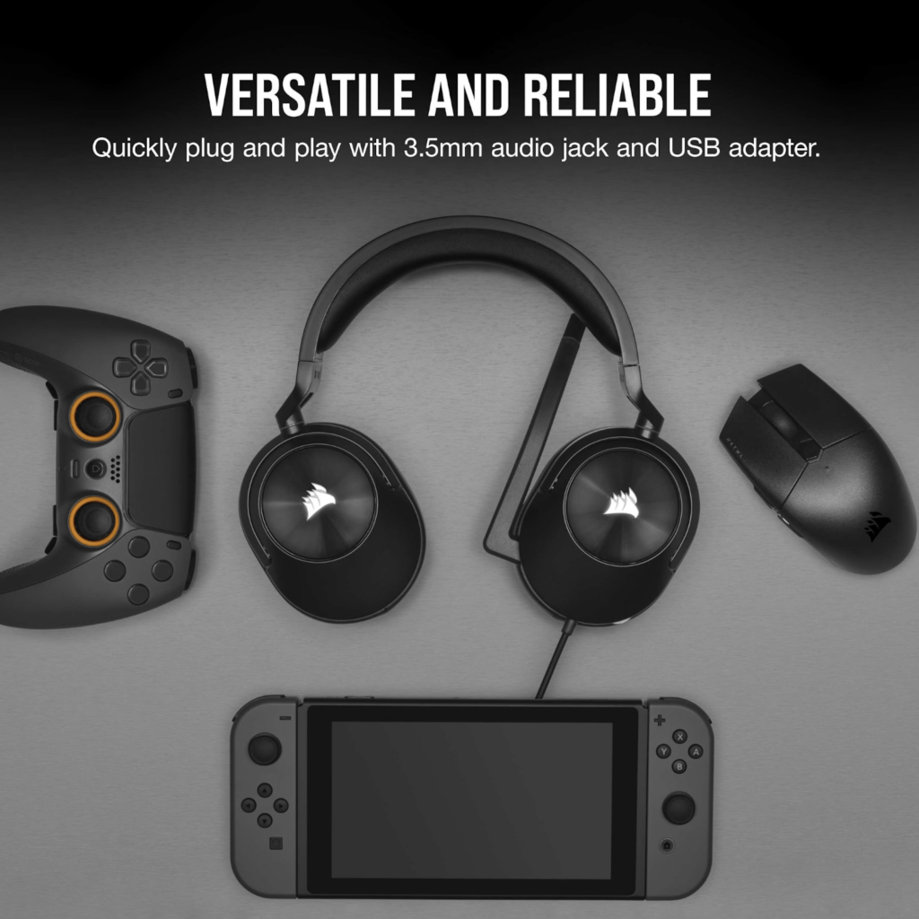 Corsair HS55 Surround Wired Gaming Headset – Carbon Black