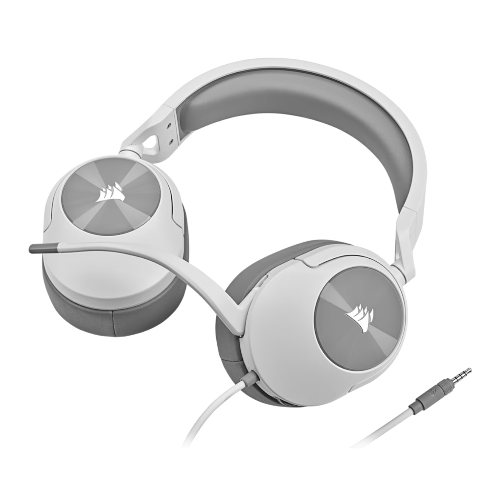 Corsair HS55 Surround Wired Gaming Headset – White