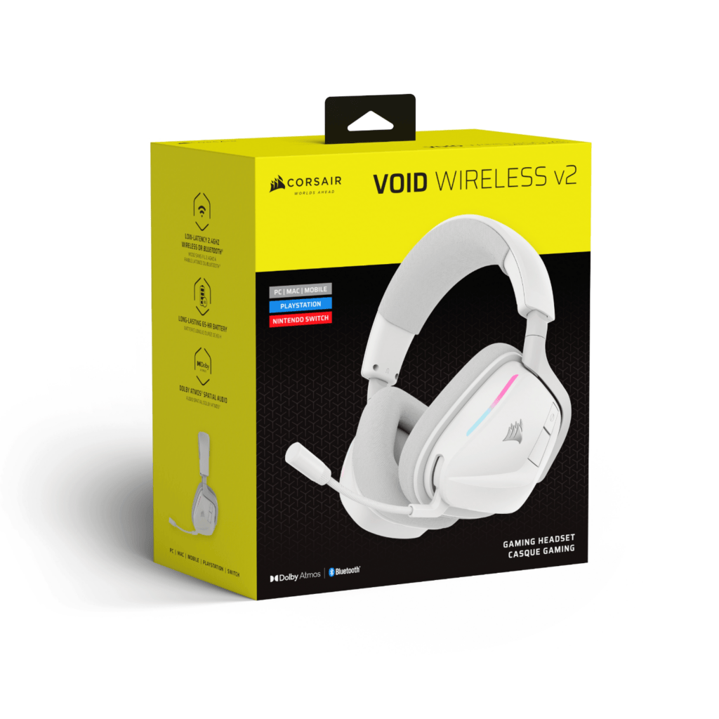 CORSAIR VOID v2 WIRELESS Gaming Headset – White