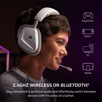 CORSAIR VOID v2 WIRELESS Gaming Headset – White