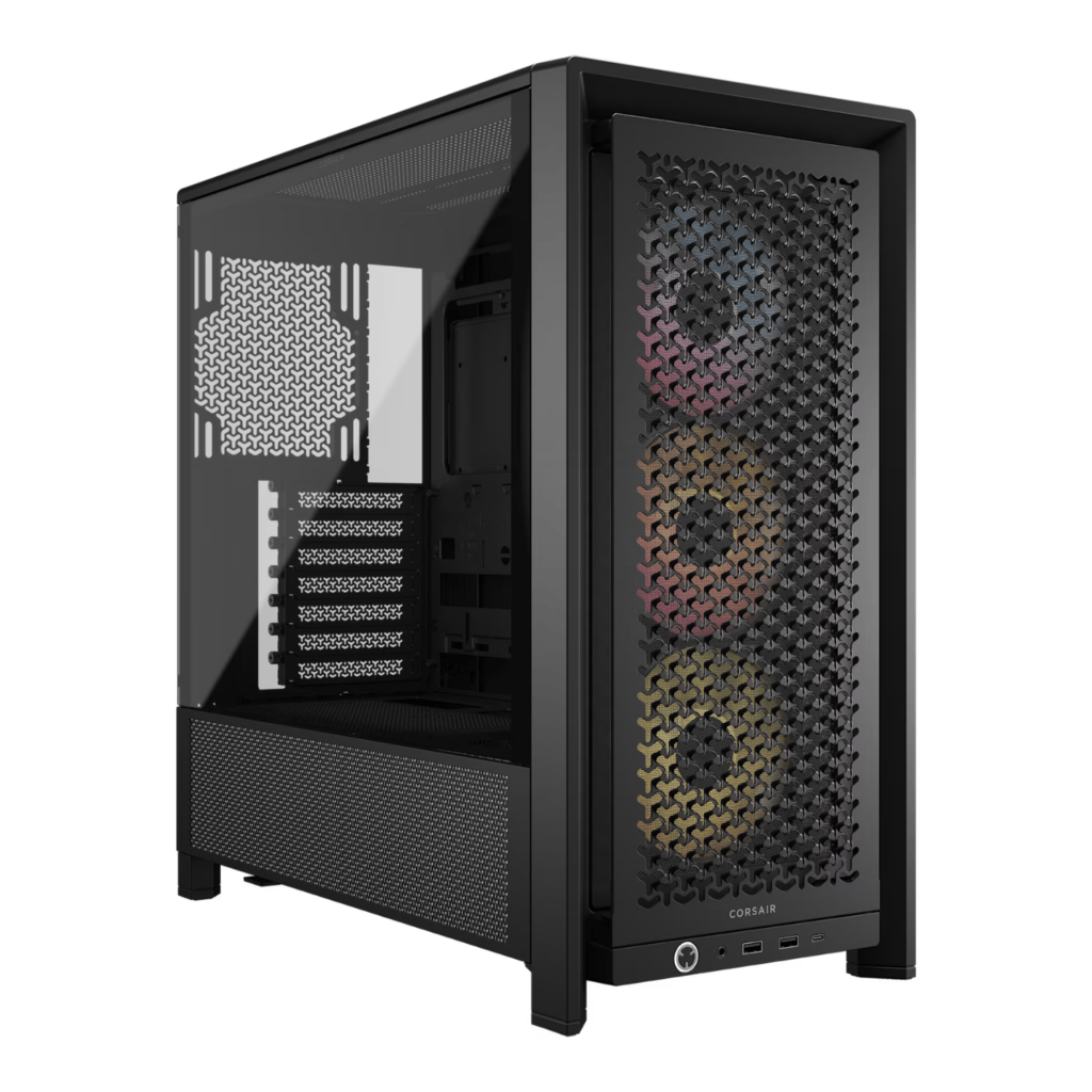 Corsair FRAME 4000D RS ARGB Modular Mid-Tower PC Case – Black