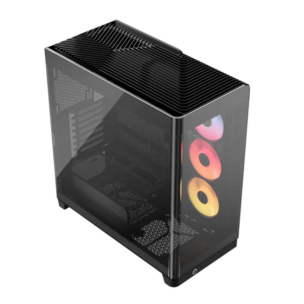 Corsair FRAME 4500X RS-R ARGB Panoramic Glass Mid-Tower PC Case – Black