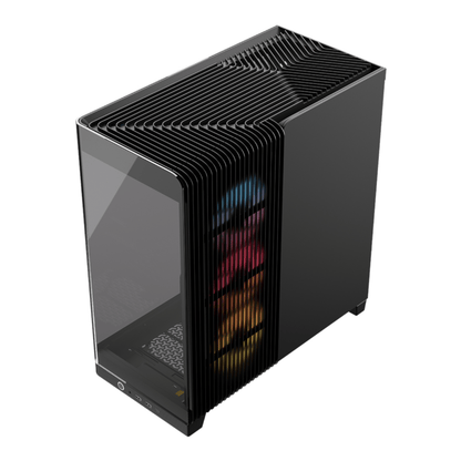 Corsair FRAME 4500X RS-R ARGB Panoramic Glass Mid-Tower PC Case – Black