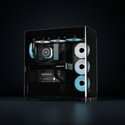 Corsair FRAME 4500X RS-R ARGB Panoramic Glass Mid-Tower PC Case – Black