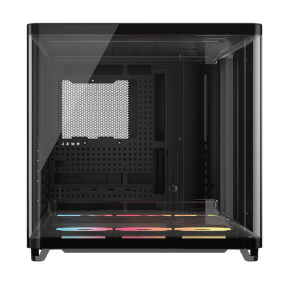 Corsair AIR 5400 LX-R RGB iCUE LINK Triple Chamber Mid-Tower PC Case – Black