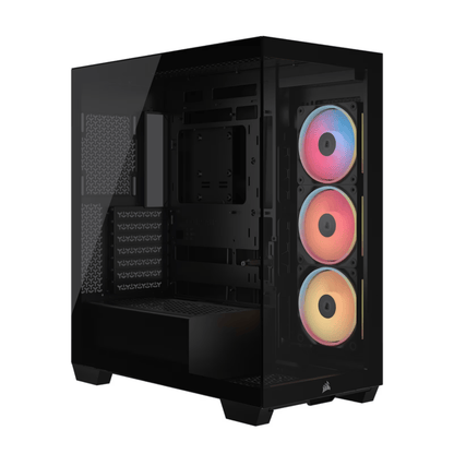 Corsair 3500X LX-R RGB iCUE LINK Mid-Tower PC Case – Black