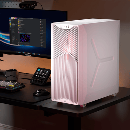 Corsair 3200D RS ARGB Mid-Tower PC Case – White