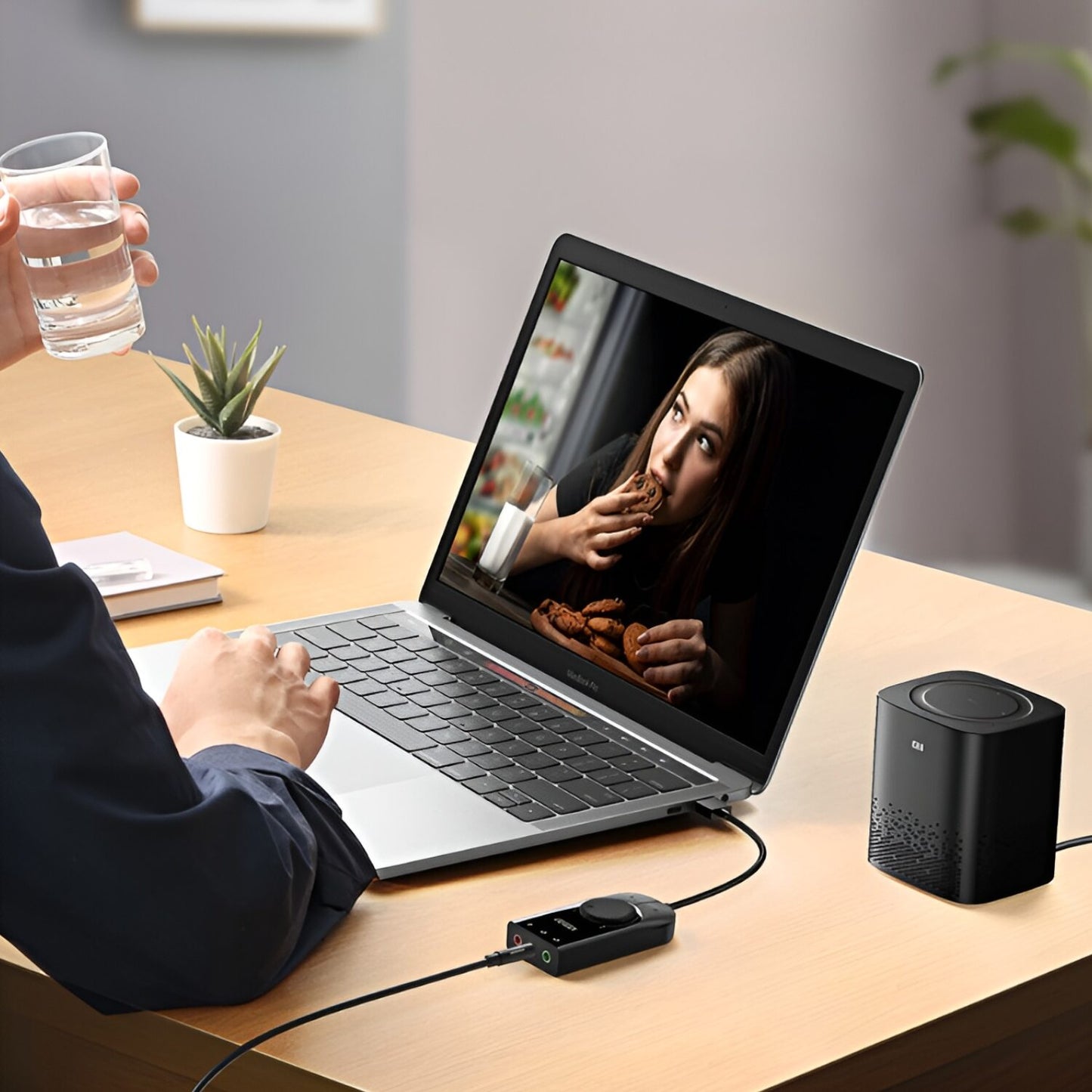 UGREEN CM129-40964 USB-A to 3.5mm External Stereo Sound Adapter – Black