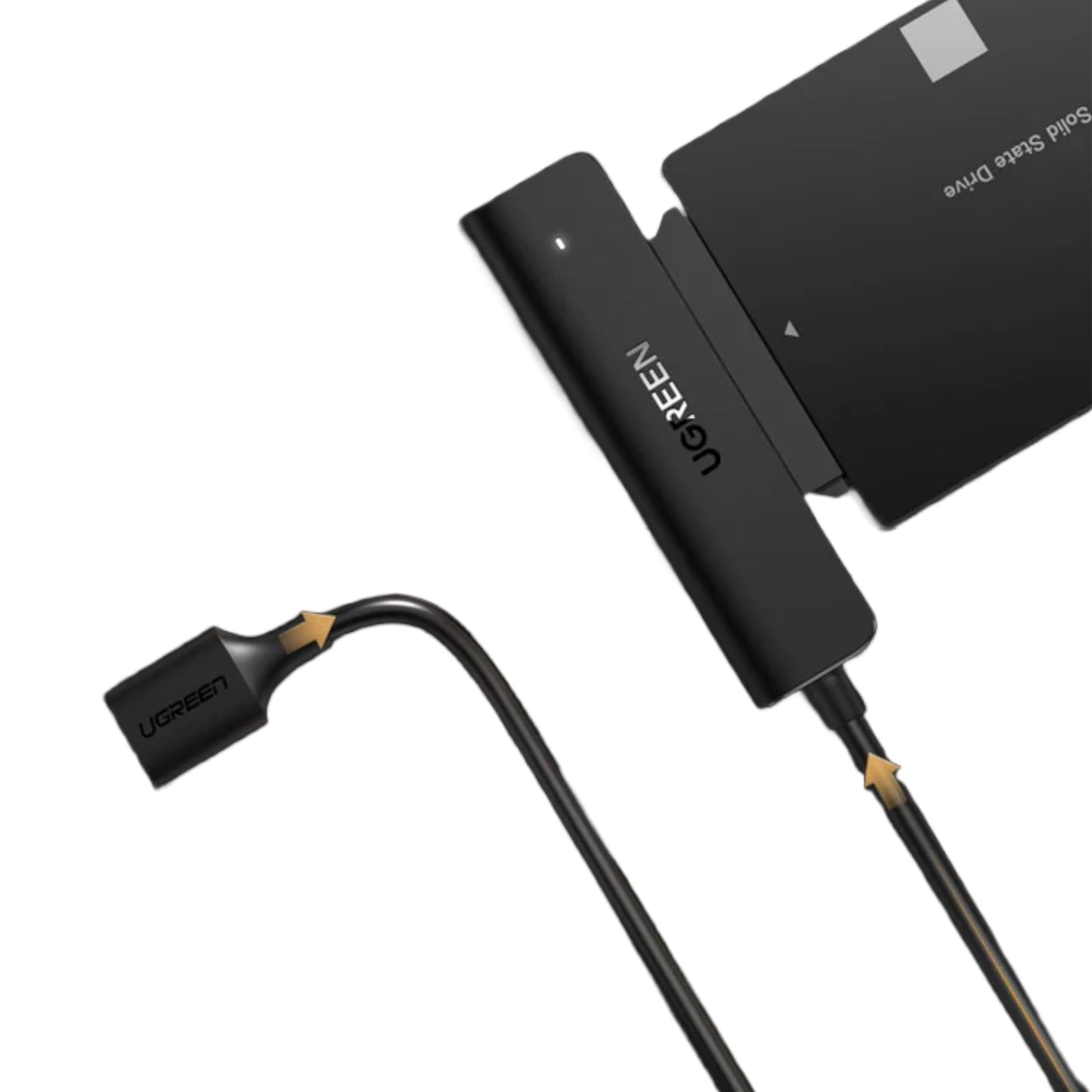 UGREEN CM321 USB-A 3.0 to 2.5″ SATA Converter-Black