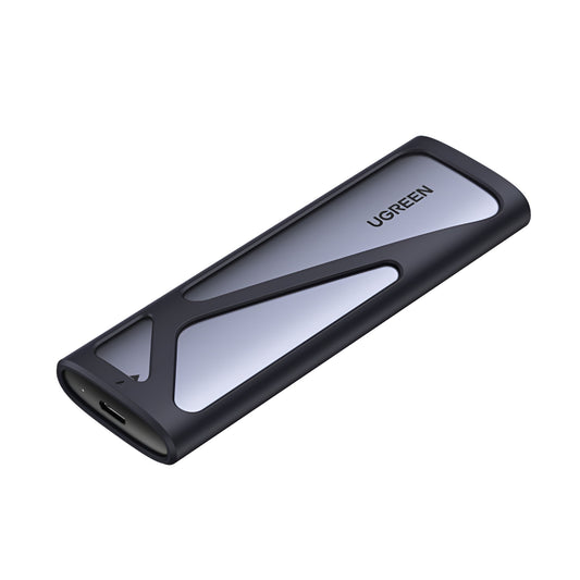 UGREEN CM400-90264 M.2 NVME/SATA SSD Enclosure (10Gbps) – Silver