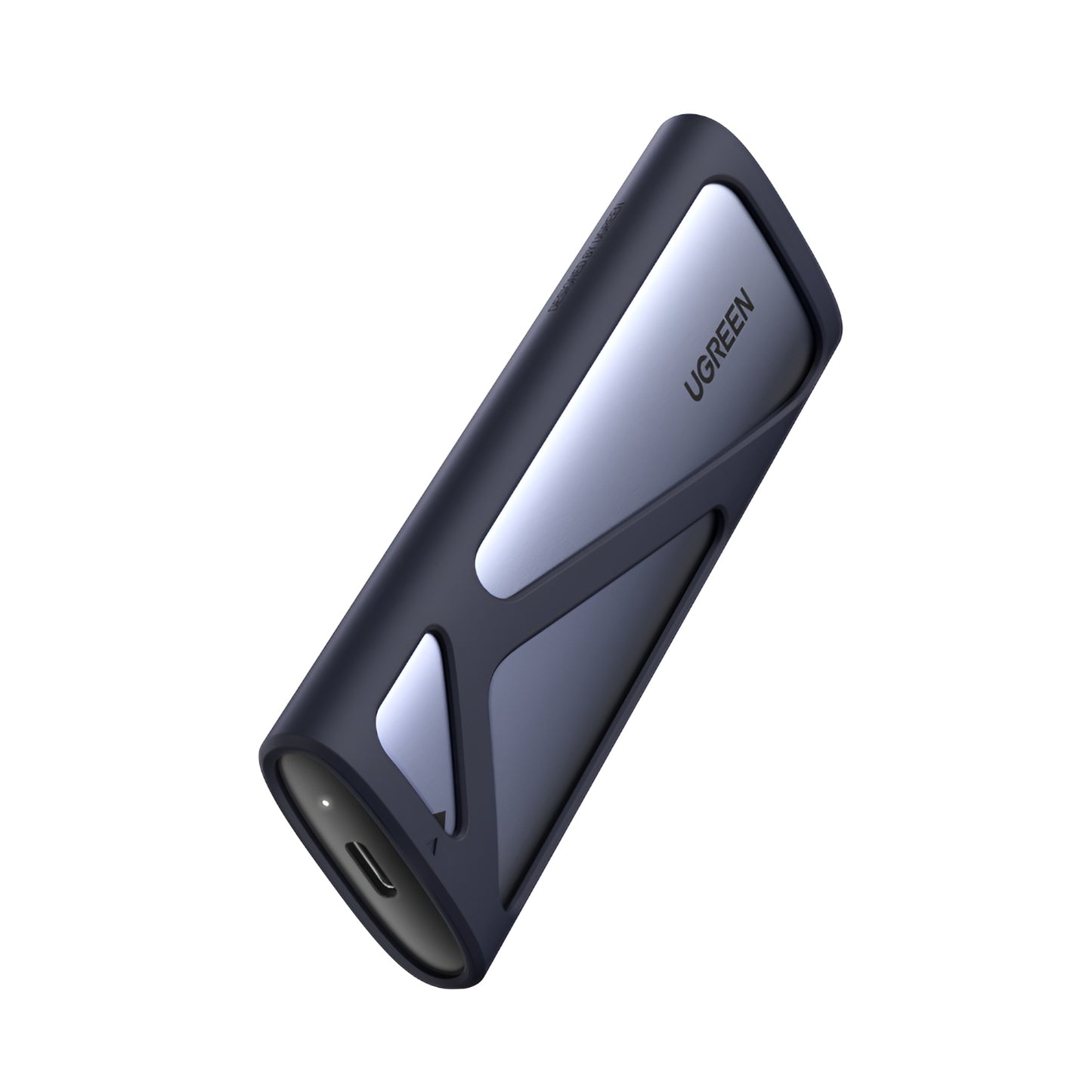 UGREEN CM400-90264 M.2 NVME/SATA SSD Enclosure (10Gbps) – Silver