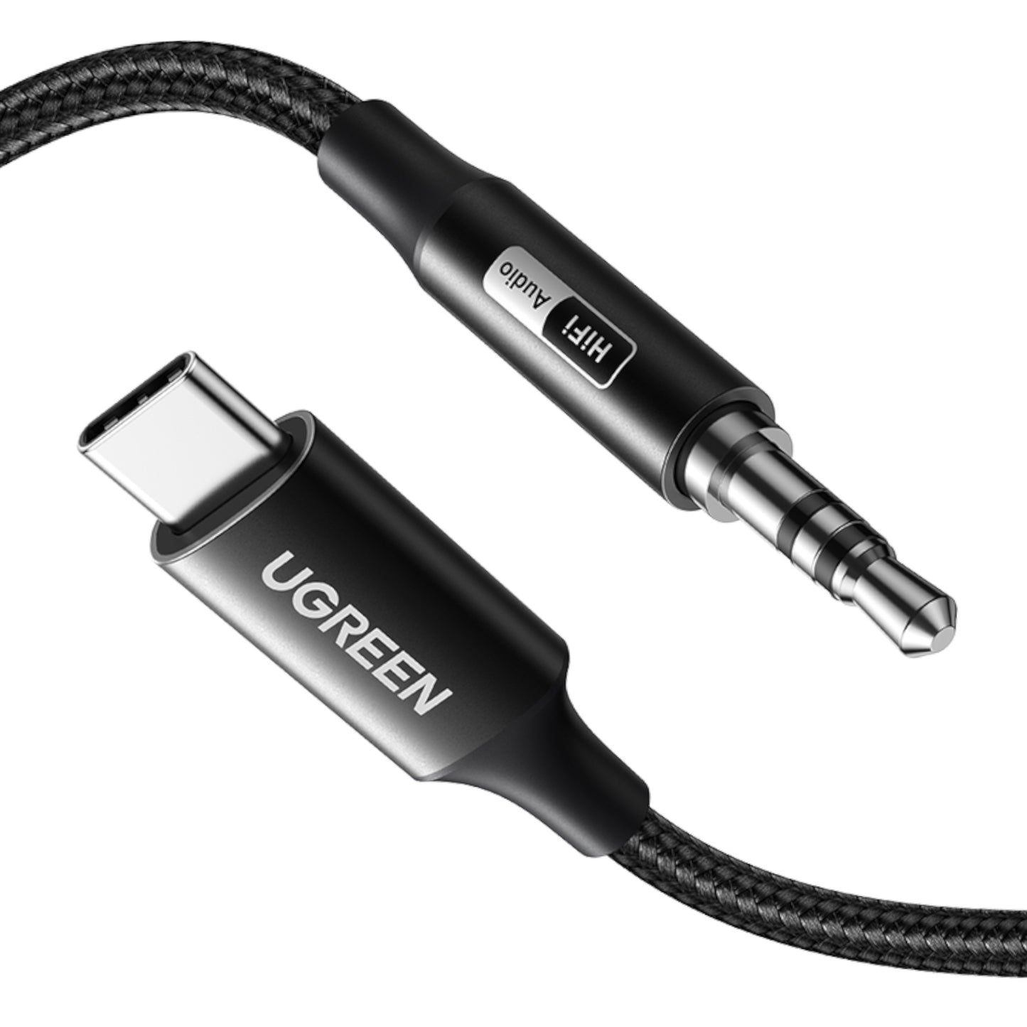 UGREEN USB Type-C to 3.5mm AUX Audio Cable 1M – Black