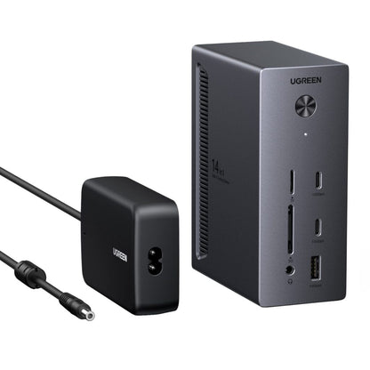 UGreen 14-in-1 USB Type-C TO USB/2x HDMI/DP/RJ45 Docking Station