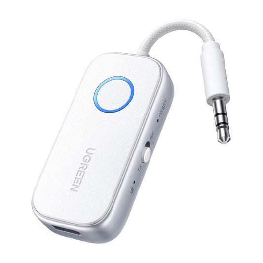 UGREEN 3.5mm Bluetooth 5.4 Audio Receiver/Transmitter – White