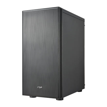 FSP CMT223S ATX Mid Tower Chassis – Black