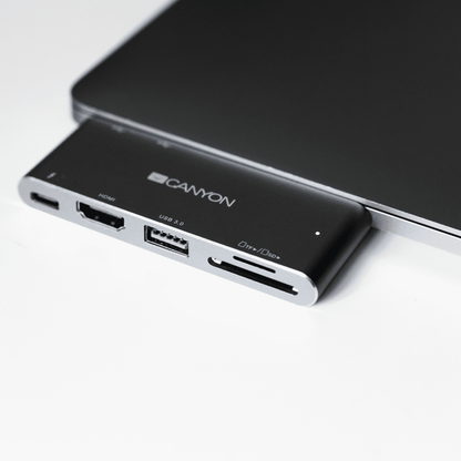 Canyon DS-5 5-in-1 Thunderbolt 3 Hub - Space Grey