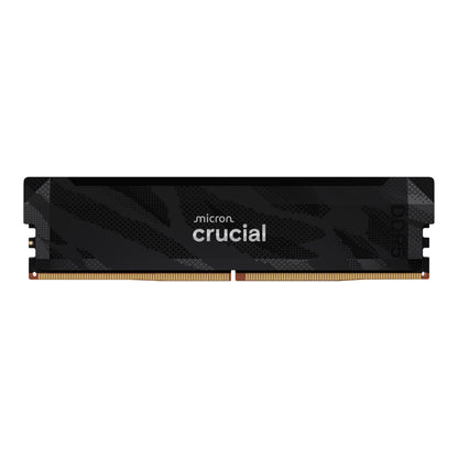 Crucial Pro 16GB 6400Mhz DDR5 Desktop OC Gaming Memory – Black