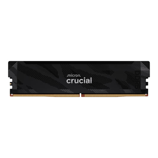 Crucial Pro 16GB 6400Mhz DDR5 Desktop OC Gaming Memory – Black
