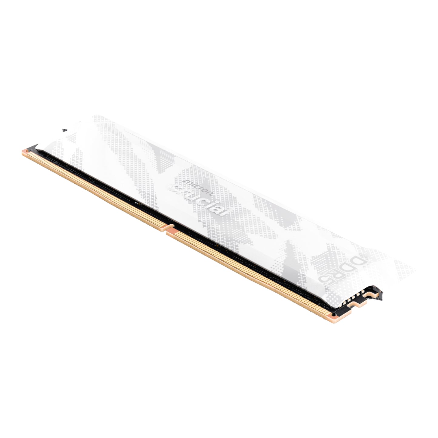 Crucial Pro 16GB 6400Mhz DDR5 Desktop OC Gaming Memory – White