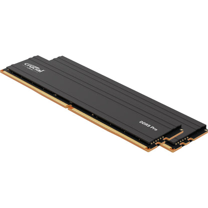 Crucial Pro DDR5 Black Desktop Memory – 128GB (2X64GB), 5600MHz