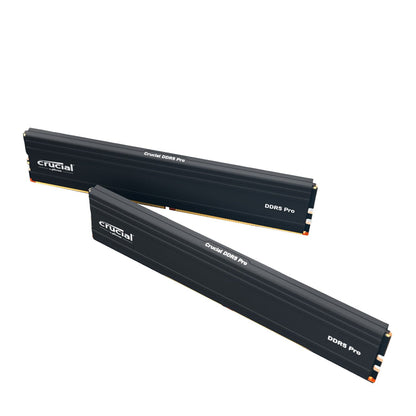 Crucial Pro DDR5 Black Desktop Memory – 128GB (2X64GB), 5600MHz
