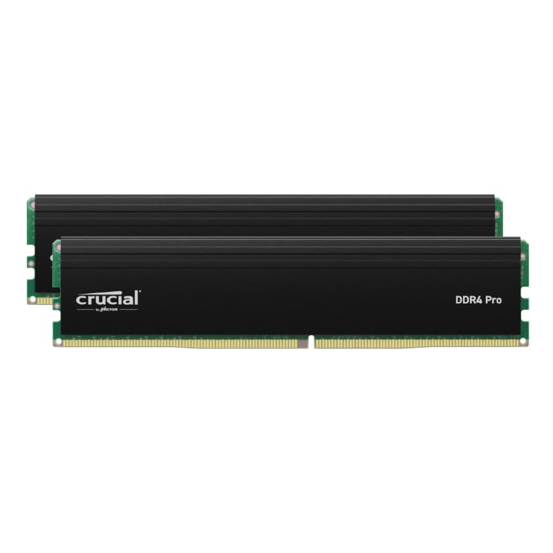 Crucial Pro DDR4 Desktop Memory – 64GB (2X32GB), 3200MHz
