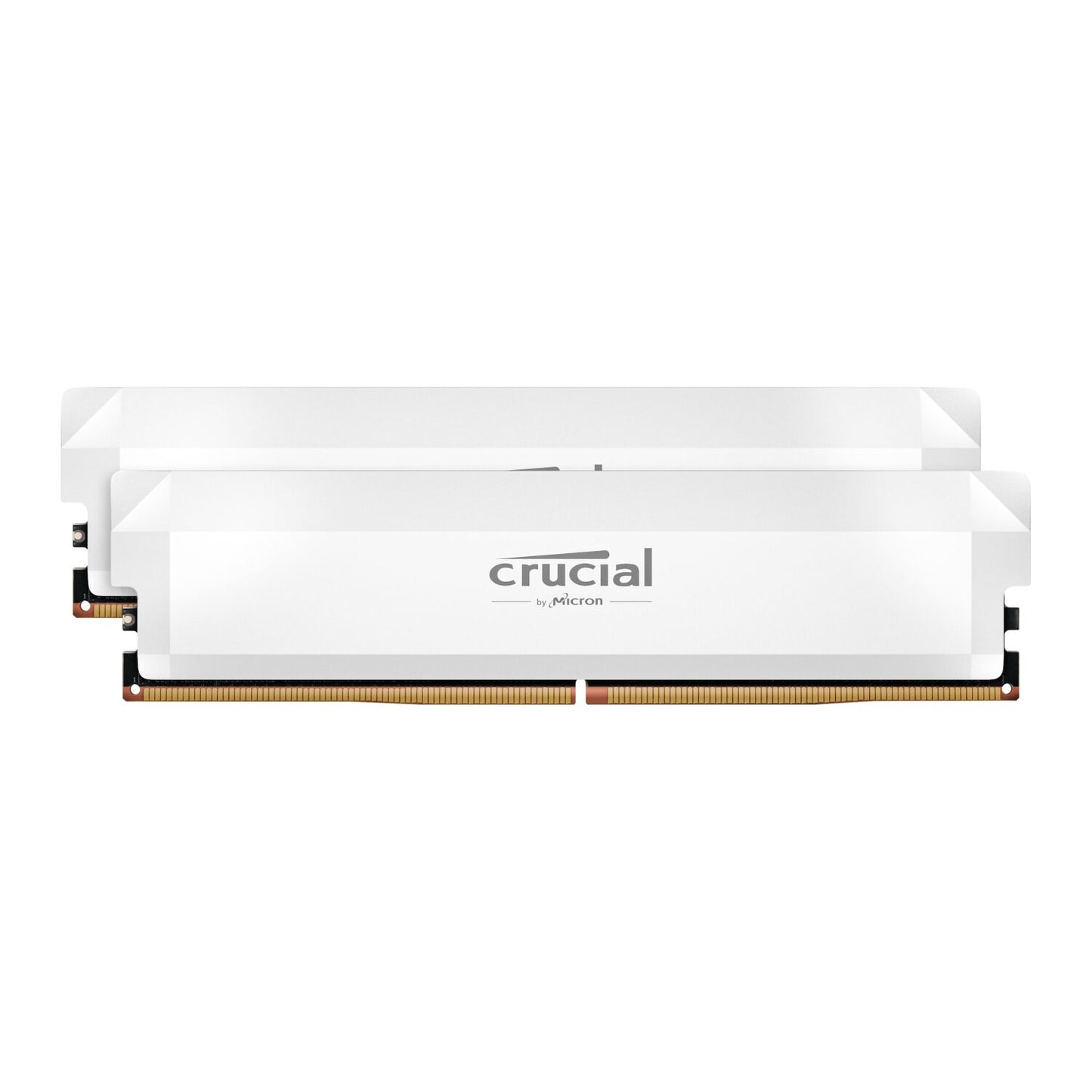 Crucial Pro DDR5 Overclocking White Desktop Memory – 64GB (2X32GB), 6000MHz