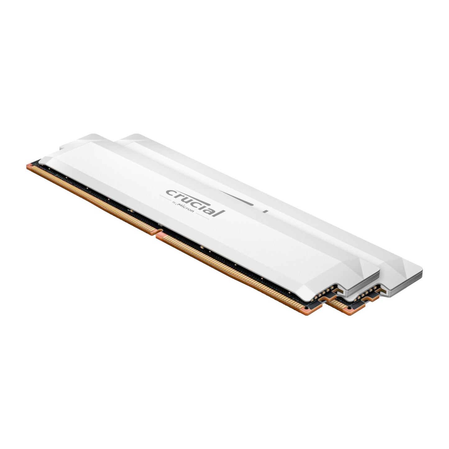 Crucial Pro DDR5 Overclocking White Desktop Memory – 64GB (2X32GB), 6000MHz