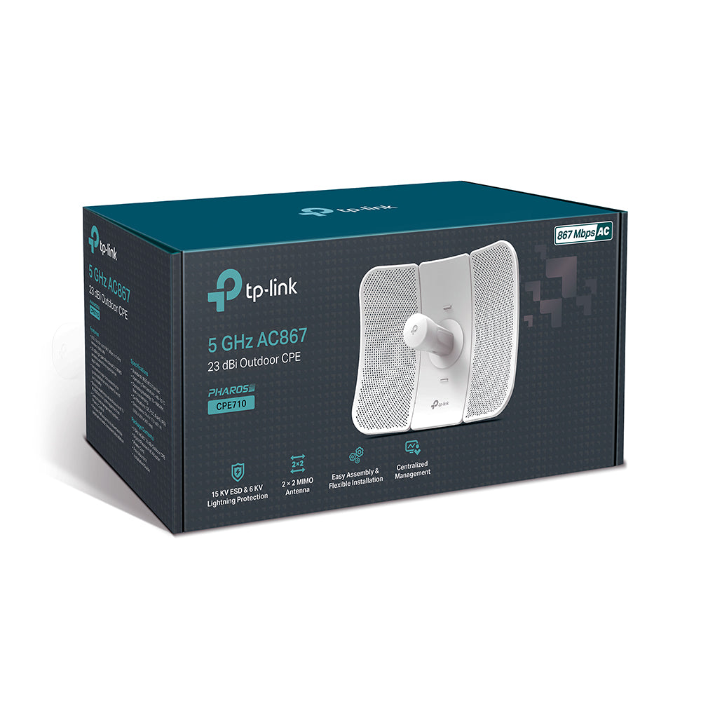 TP-Link 5GHz AC 867Mbps 23dBi Outdoor CPE - CPE710