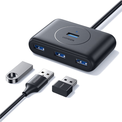 UGREEN 4-Port USB 3.0 Hub | 5Gbps Data Transfer – 0.5m