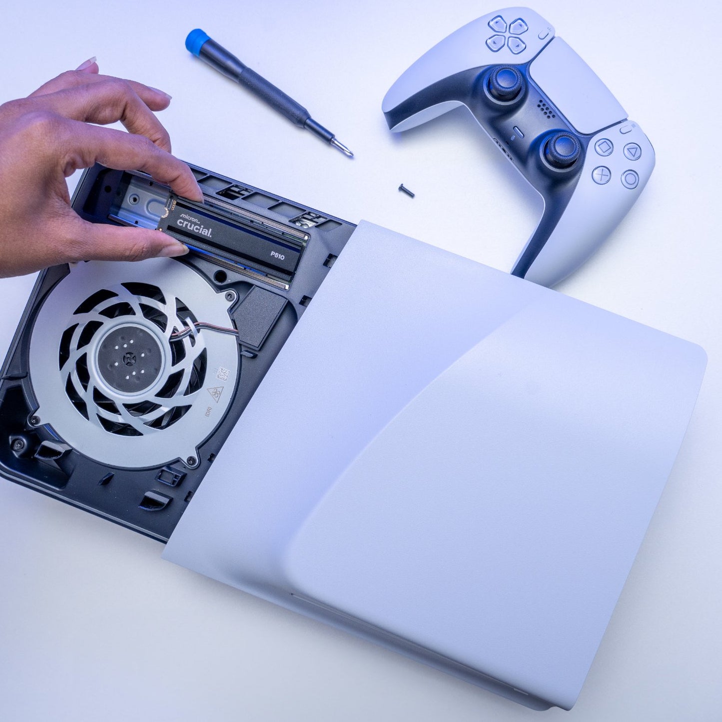 Crucial P510 M.2 Gen5 NVMe SSD - 1TB, with Heatsink